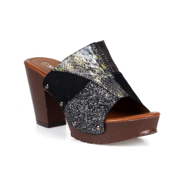 Nature Breeze Multicolored Clog Sandals - Picture 2 of 7